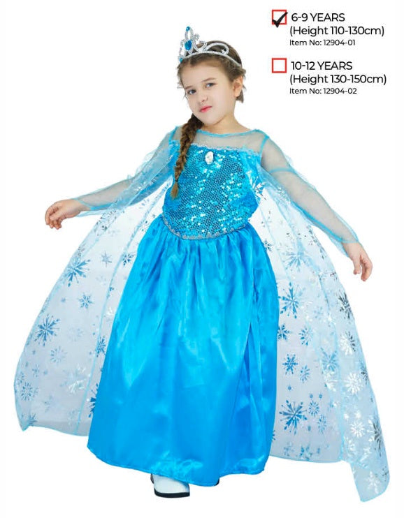 CHILDREN ICE QUEEN COSTUME